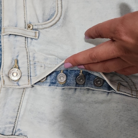 7 for all mankind josefina skinny boyfriend button fly light washed size 29 - Picture 7 of 10